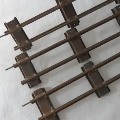 Lot of 3 vintage S-gauge railway tracks