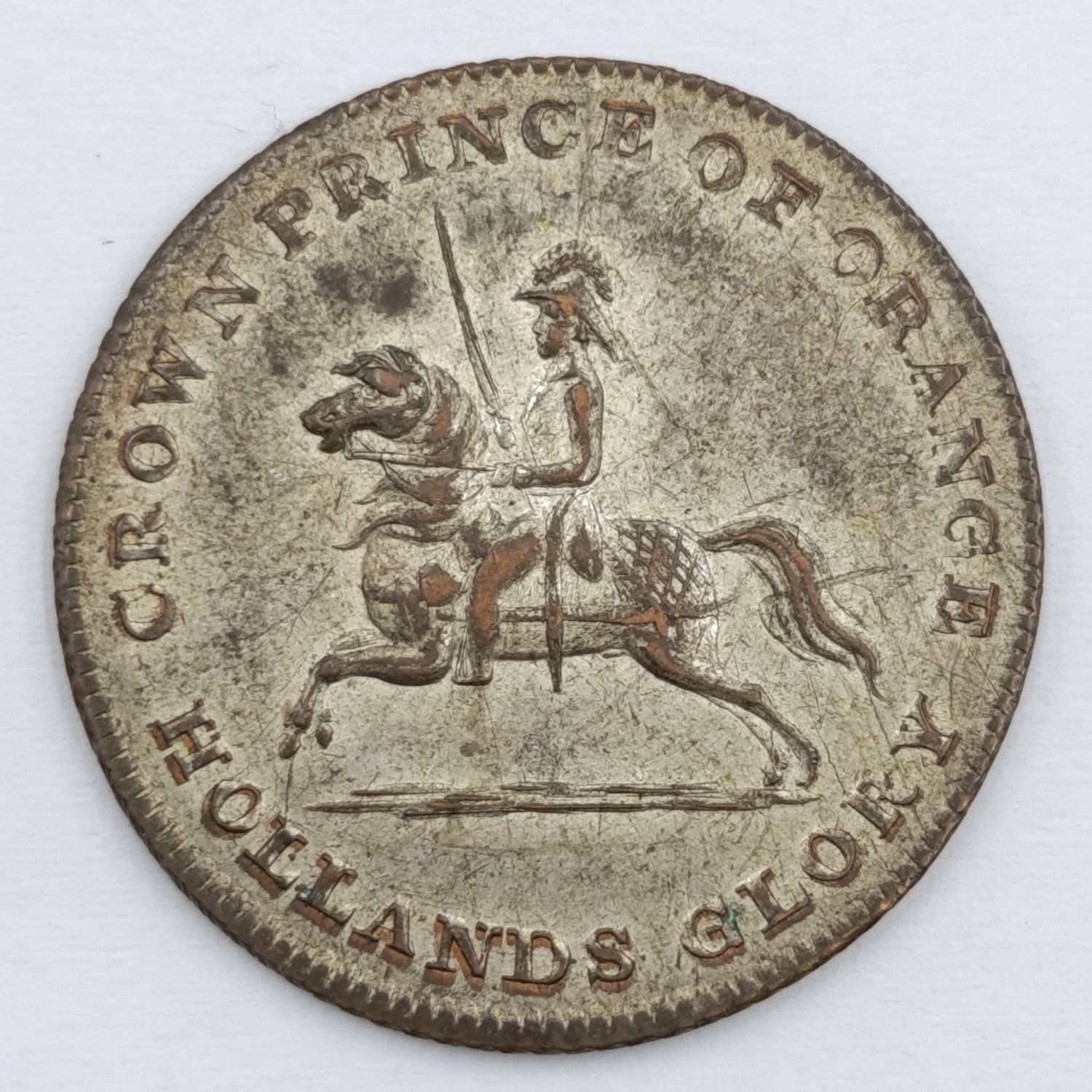 1815 Medal commemorating the role of crown prince Willem II at the battle of Waterloo