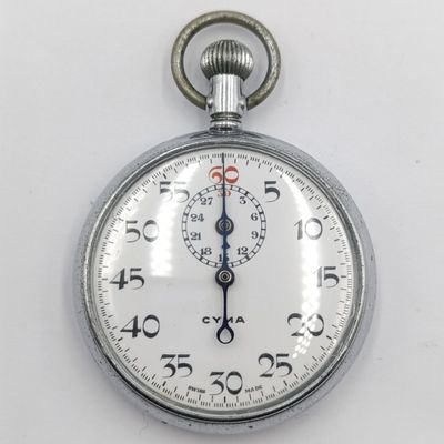 Vintage Cyma mechanical stopwatch - Fish Hoek Municipality - working
