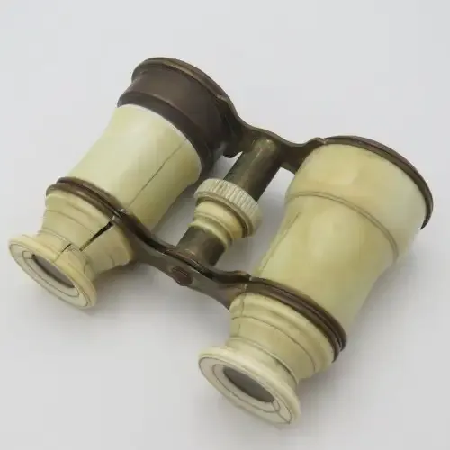 Antique Faux ivory opera binoculars