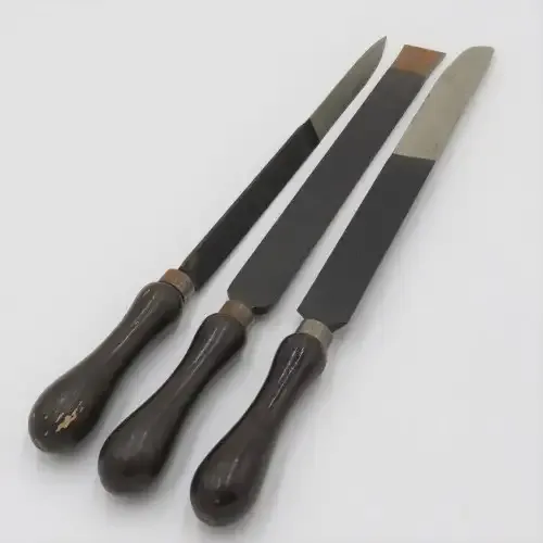 Lot of 3 vintage Eclipse Engineering Bearing Scrapers - Excellent condition - Length 44 cm