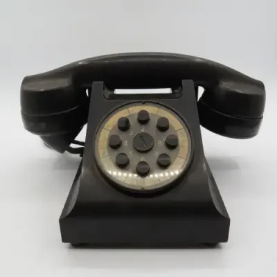Vintage LM Ericsson push button Bakelite telephone
