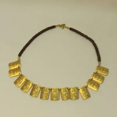INCA Empire replica necklace, bangle and earring set