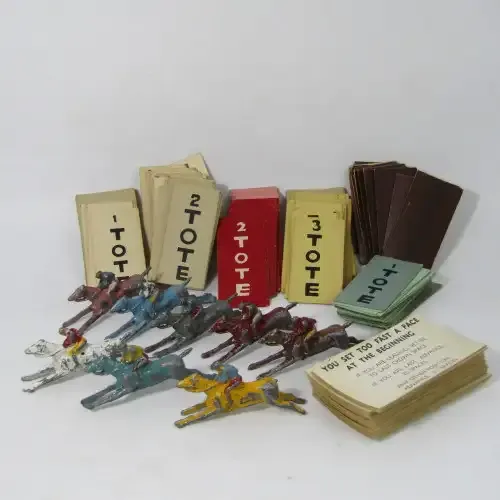 Vintage Point to Point horse racing game with rules, booklet, cards &amp; accessories