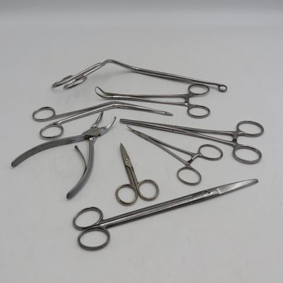 Lot of 10 Dentist and Doctors Tools - Stainless steel