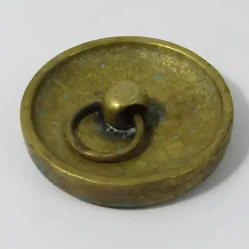 Antique yellow copper bath plug