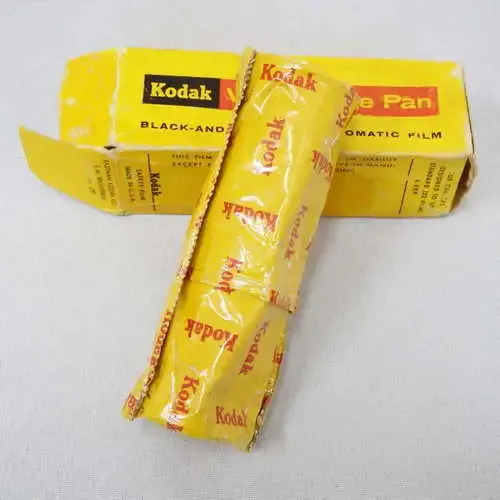 Vintage Kodak Verichrome PAN black and white Panchromatic film in box - Expired 1963
