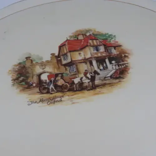 Crown Devon cake platter plus lifter