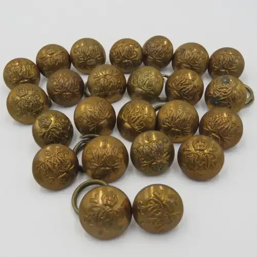 Lot of British 9th Lancers Uniform buttons