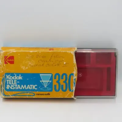 Kodak tele - instamatic 330 in original box and perspex holder