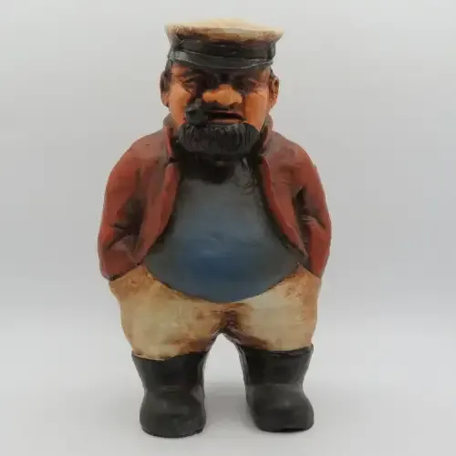 Vintage Sea Captain figurine - seems to be poly resin