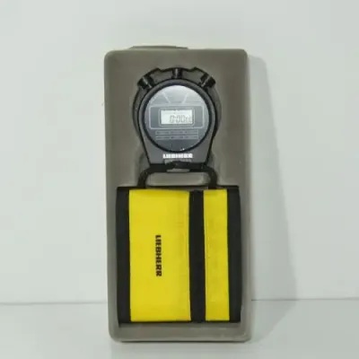 Liebherr digital stopwatch with arm pouch