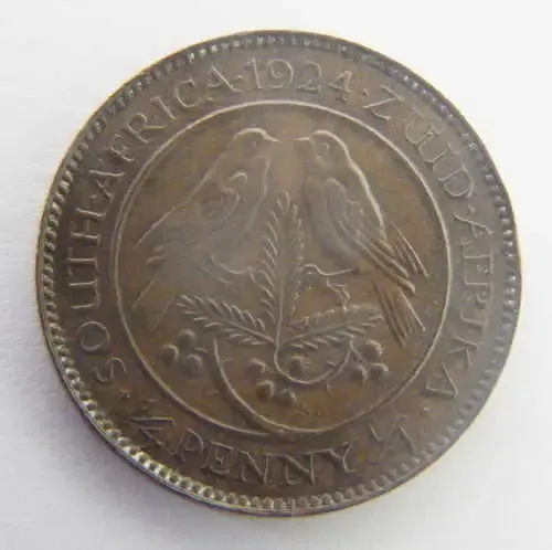 SA Union 1924 AU Farthing