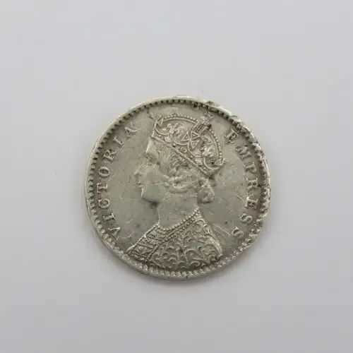 1901 British India 2 Annas XF +