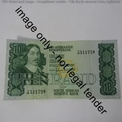 GPC de Kock 1982 2nd issue - R10 replacement note Y16