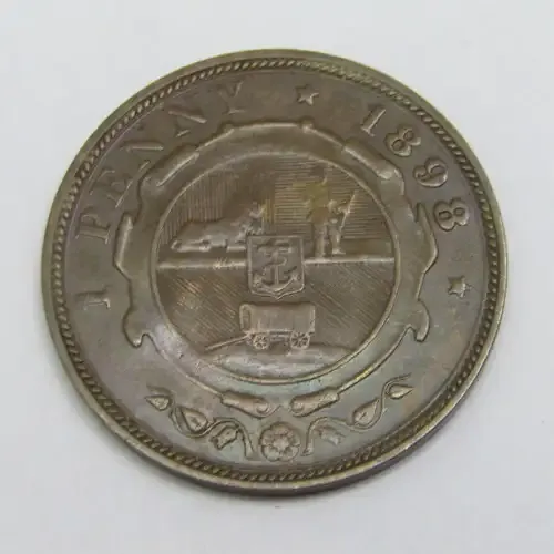 1898 ZAR Paul Kruger Penny