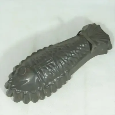 Vintage fish terrine mould - Metal