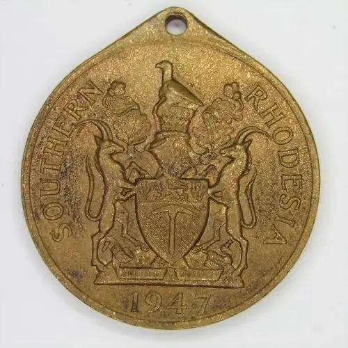 1947 Royal Visit medallion medallion for Southern Rhodesia