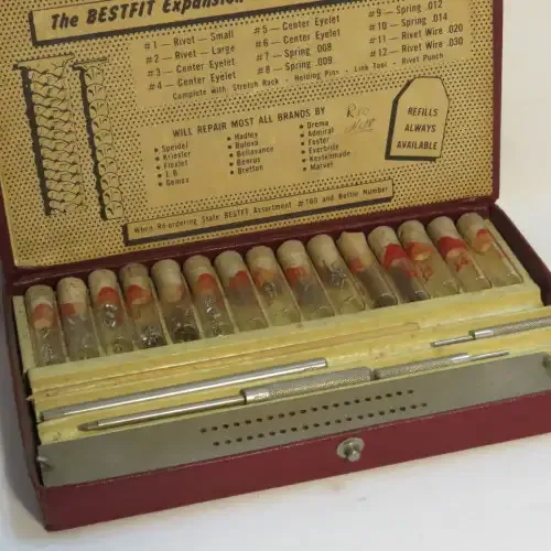 Vintage Bestfit Expansion band repair kit #160 - Watchmaker tools