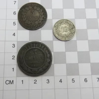 Lot of 6 International coins - Every one over 100 years old