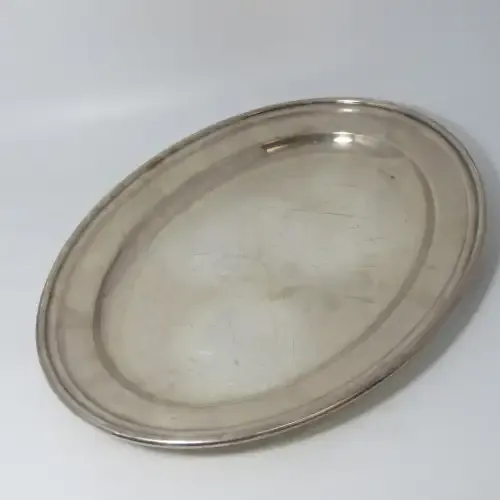Vintage Silver plated tray - Oval