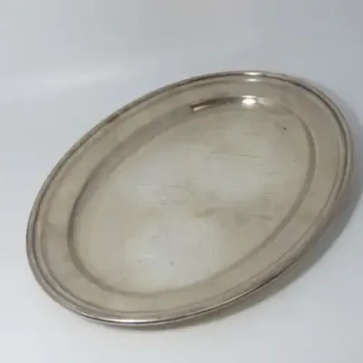 Vintage Silver plated tray - Oval