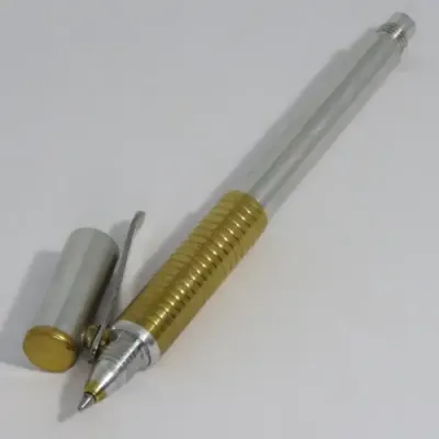 Handmade brass and aluminum pen - needs refill