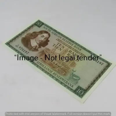 TW de Jongh 3rd Issue R10 bank notes - uncirculated