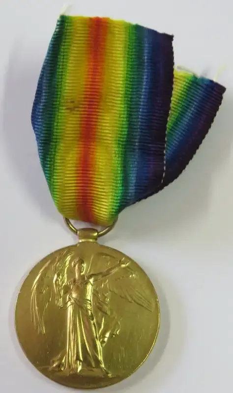 WW1 Victory medal of J.50952 W.C. Adams - Able Seamen Royal Navy