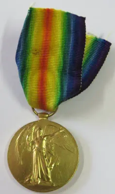 WW1 Victory medal of J.50952 W.C. Adams - Able Seamen Royal Navy