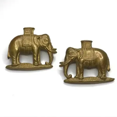 Great Britain The Duke of Wellington Regiment (West Riding) Collar badges - Lugs