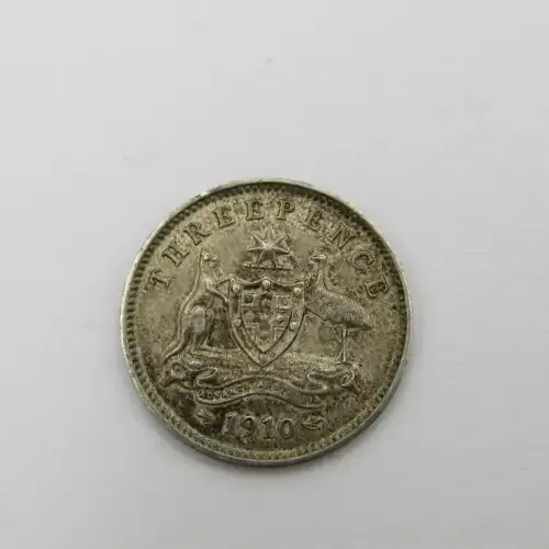 1910 Australia three pence silver - AU