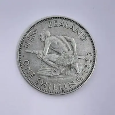 New Zealand 1935 shilling