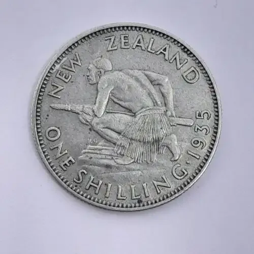 New Zealand 1935 shilling