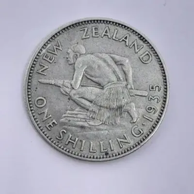 New Zealand 1935 shilling