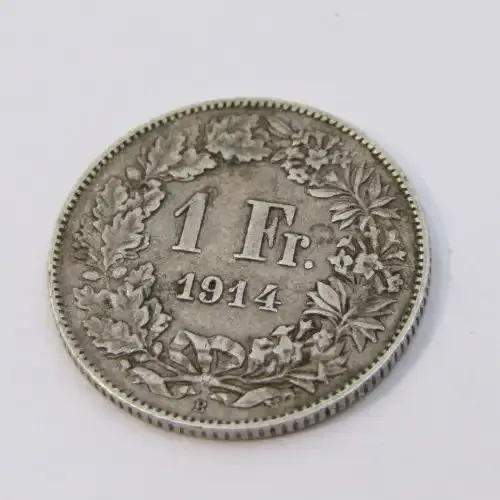 1914 Switzerland 1 Franc - aXF