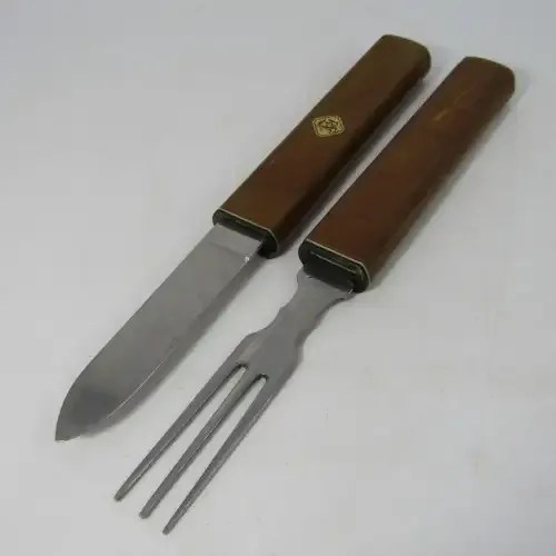 Vintage Royal Automobile club fork and knife cutlery pair