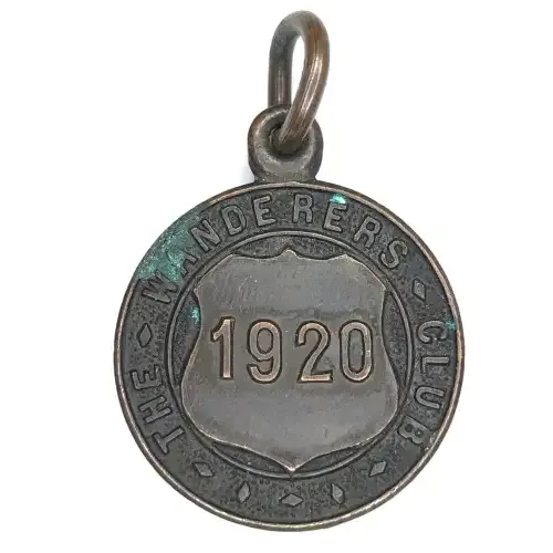 1920 Membership no.1010 badge for the Wanderers Club