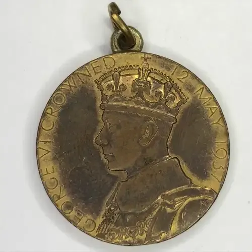 1937 George VI medallion excellent - unusual one
