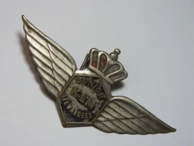 KLM Junior Stewardess Wings badge