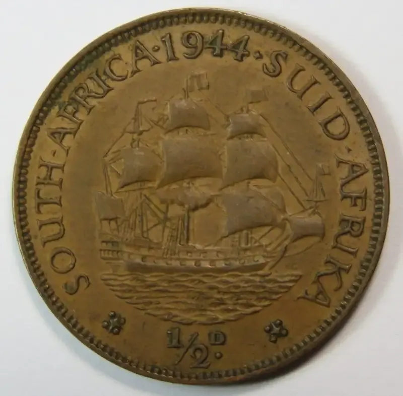 1944 half penny AU
