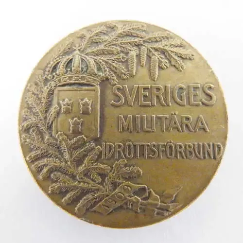 Swedish 1909 Military Sports Federation medallion