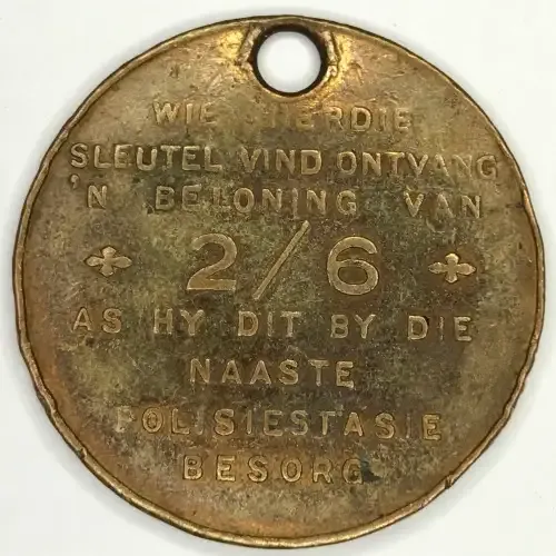 Old reward token for lost keys