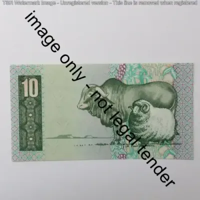 GPC de Kock 3rd Issue R10 uncirculated with No 8228888