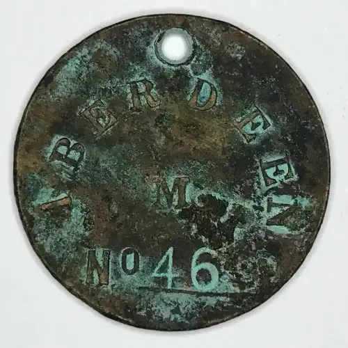 1946 Aberdeen Dog License