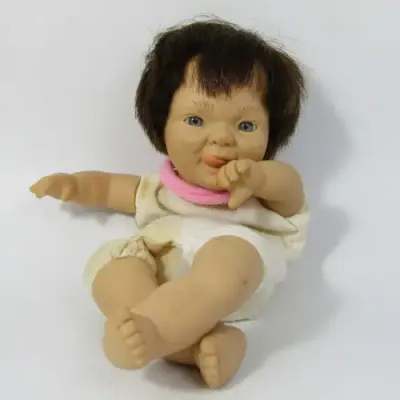 Lot of 6 vintage baby dolls with different expressions