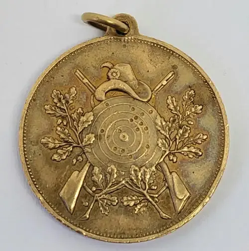 1892 Neuchantel swiss shooting medallion