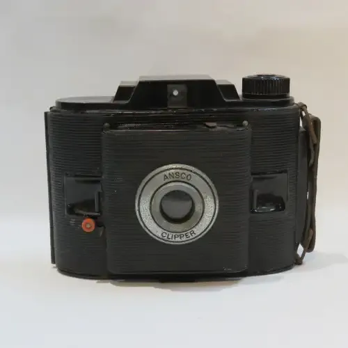 Ansco clipper 1940`s camera with box - Some rust
