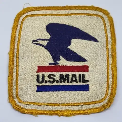 Vintage US Mail post office cloth patch