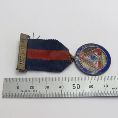 1939-1941 South African Safe Driving Award medal - TD 318
